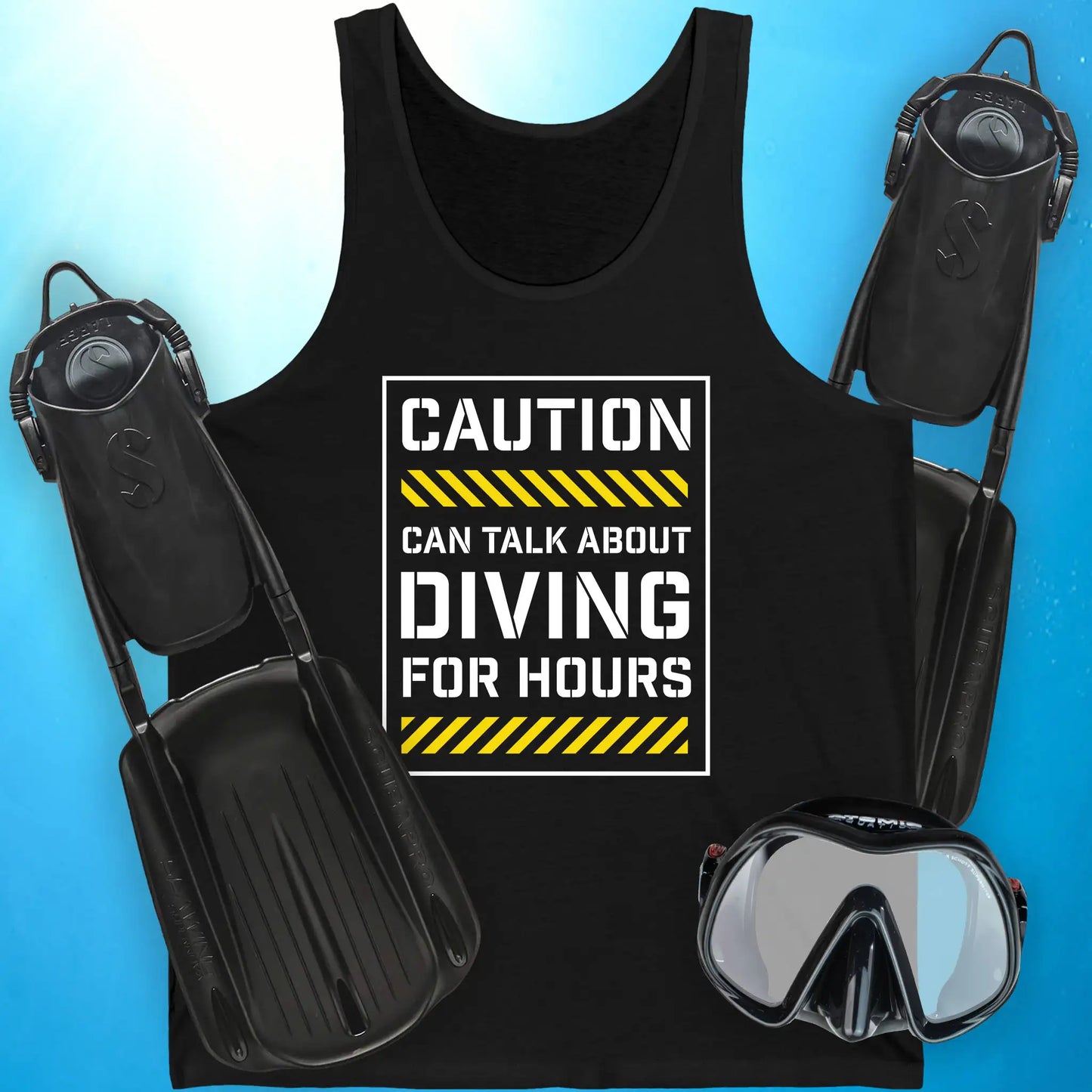 Can Talk About Diving Tank Top