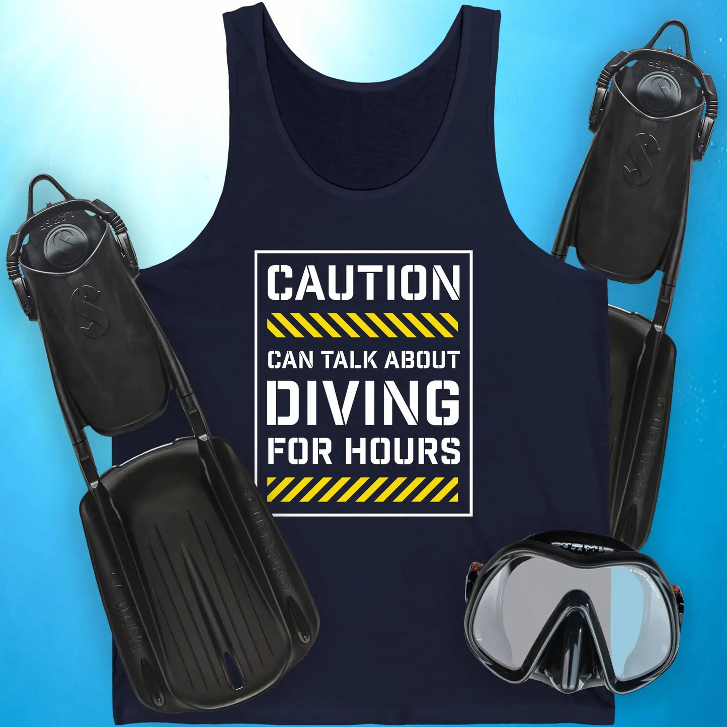 Can Talk About Diving Tank Top