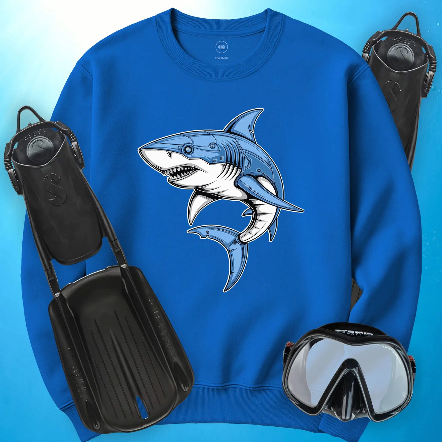Cyber Shark Sweatshirt