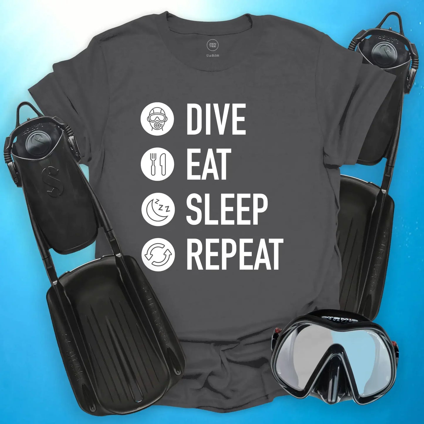Dive. Eat. Sleep. Repeat T-Shirt