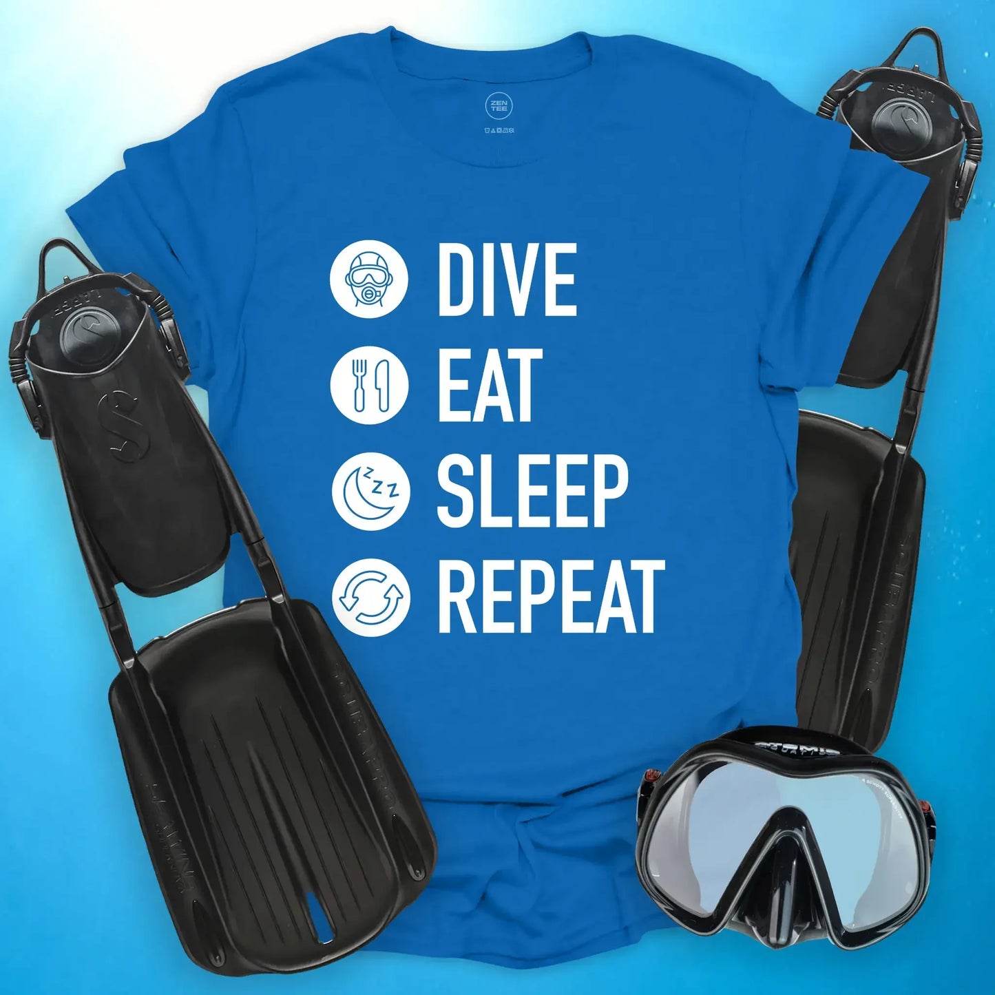 Dive. Eat. Sleep. Repeat T-Shirt
