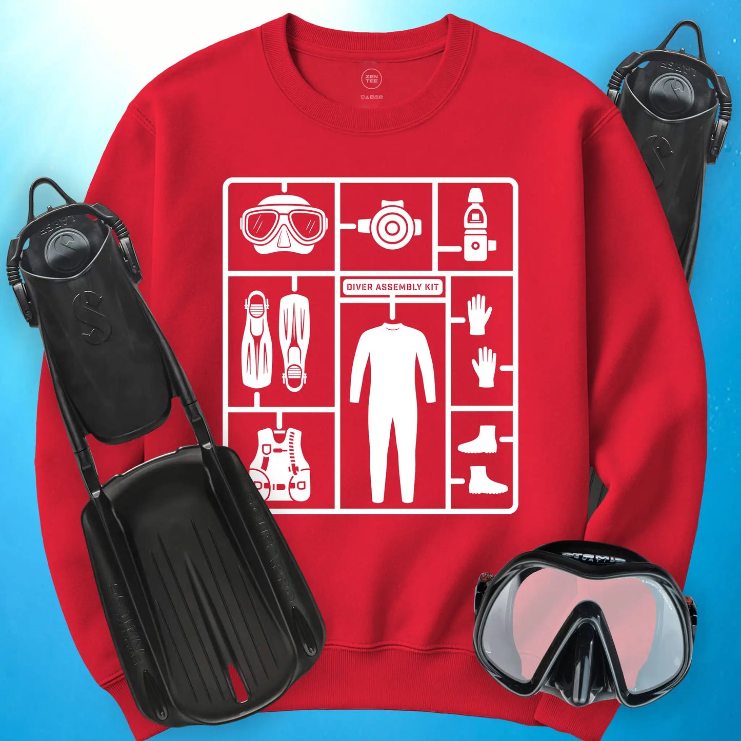 Diver Assembly Kit Sweatshirt