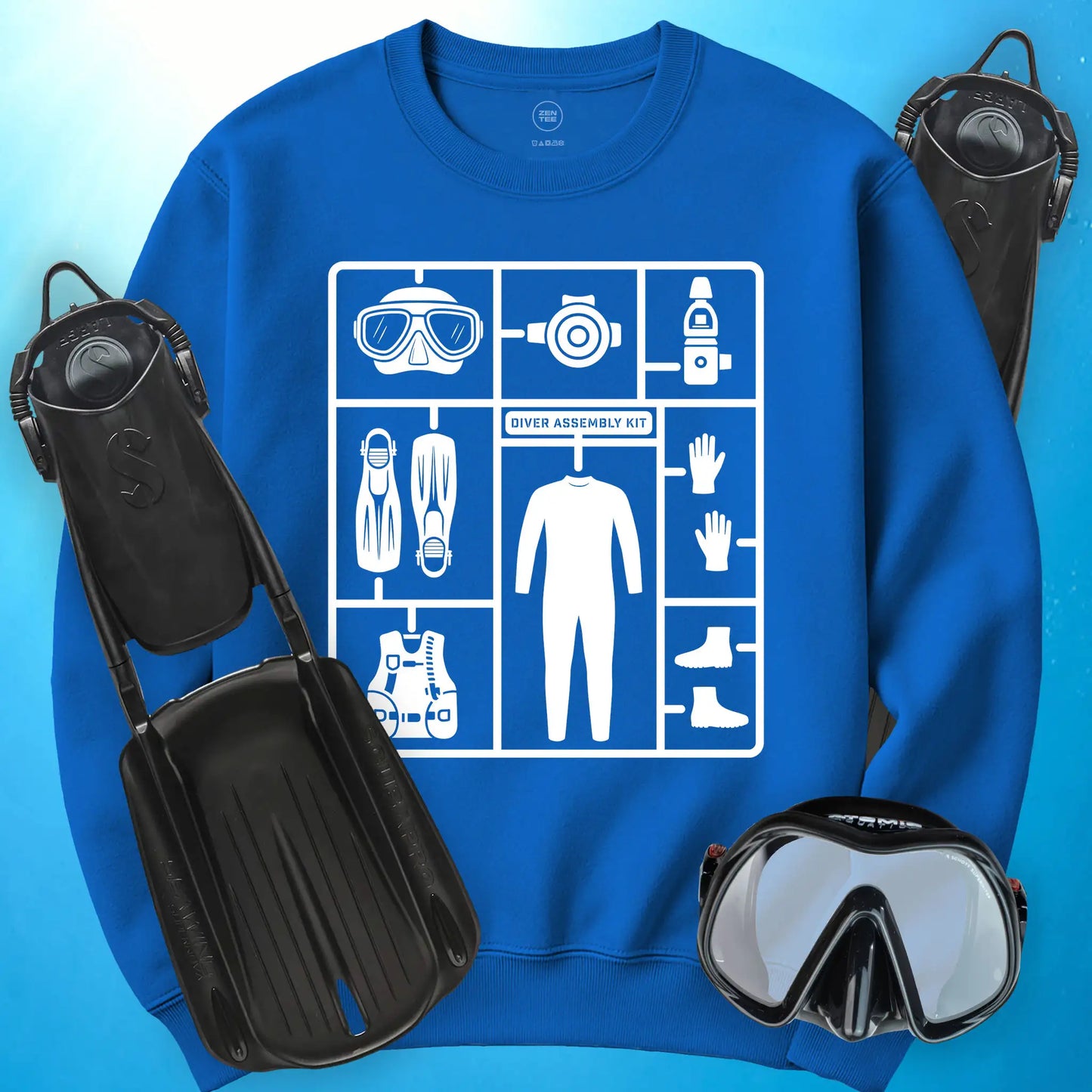 Diver Assembly Kit Sweatshirt