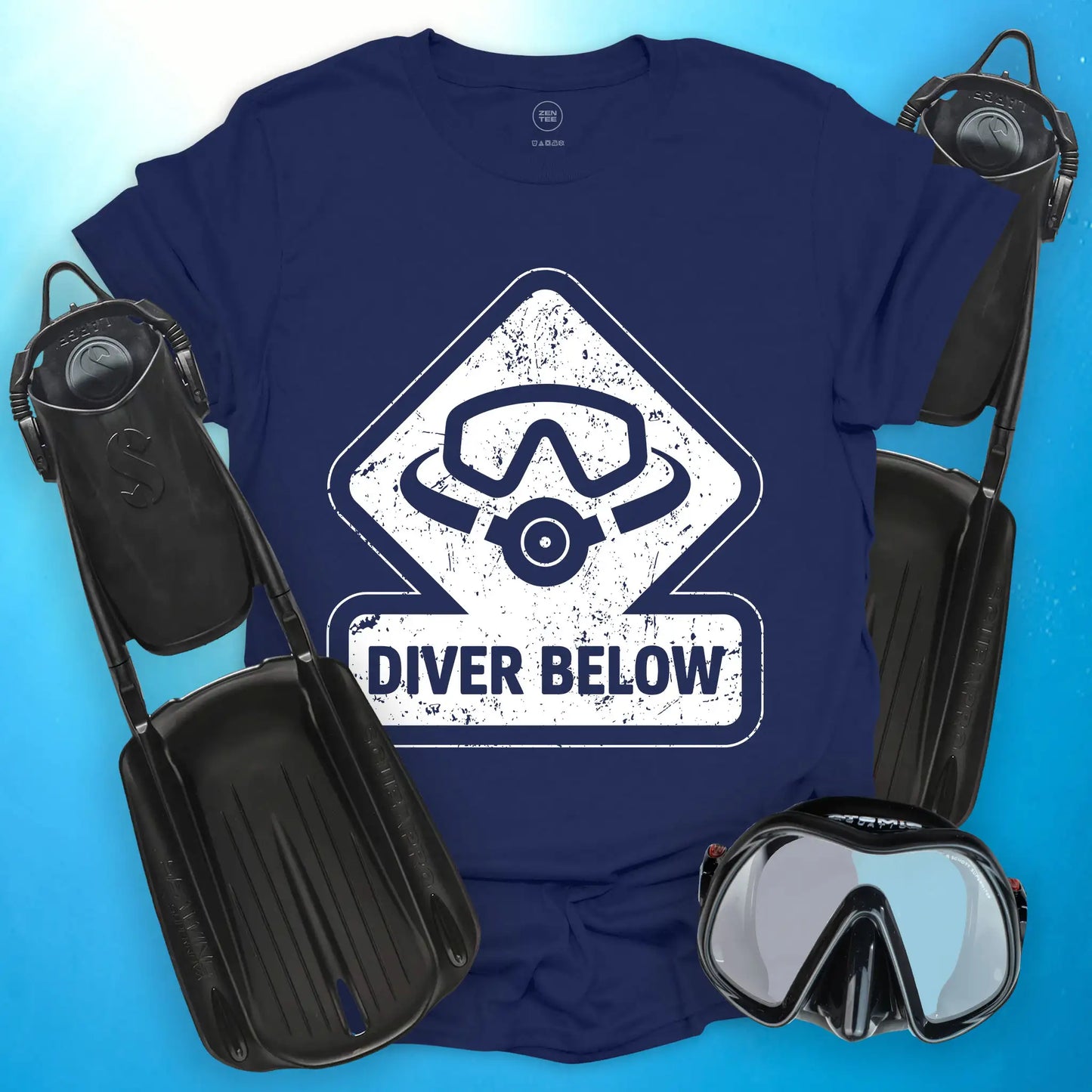 Diver Below Vintage T-Shirt