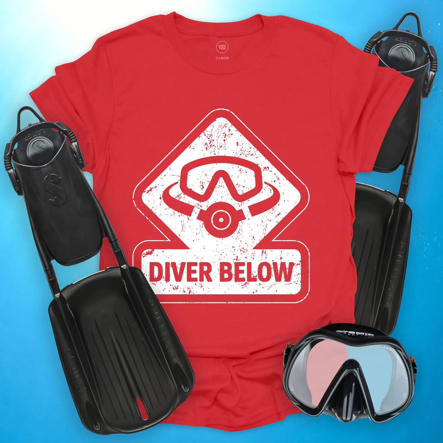 Diver Below Vintage T-Shirt