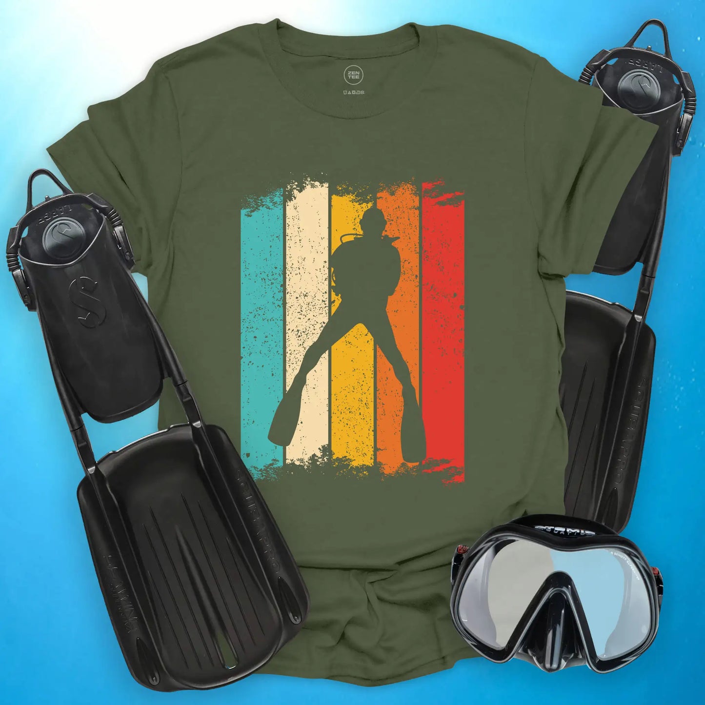 Diver Retro Stripes T-shirt