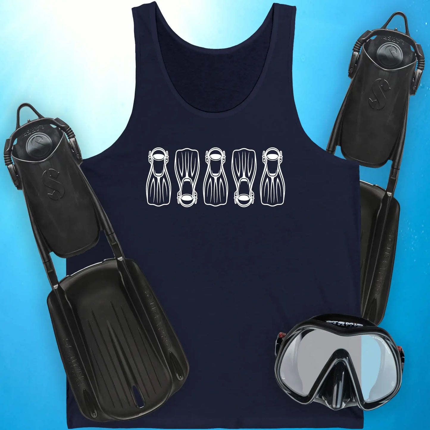 Fin Lineup Tank Top