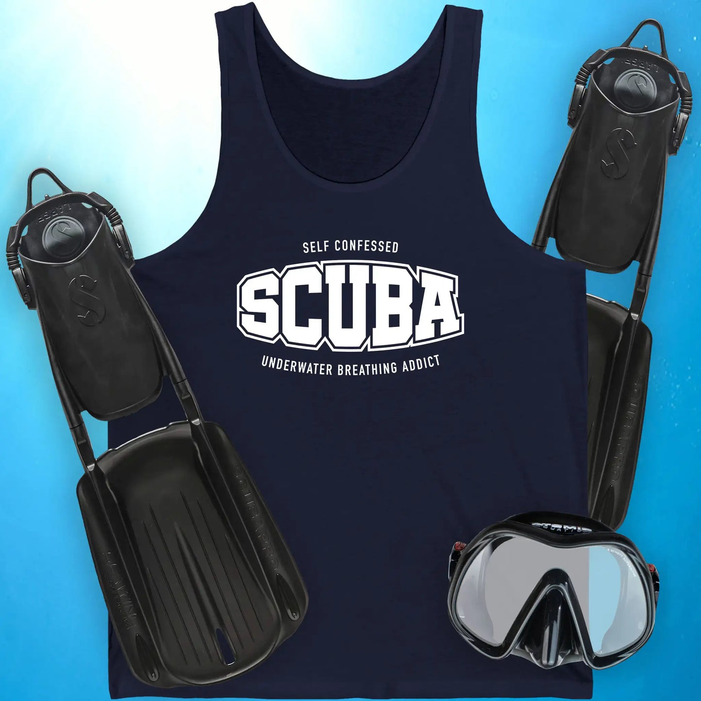 Hooked on Scuba Tank Top