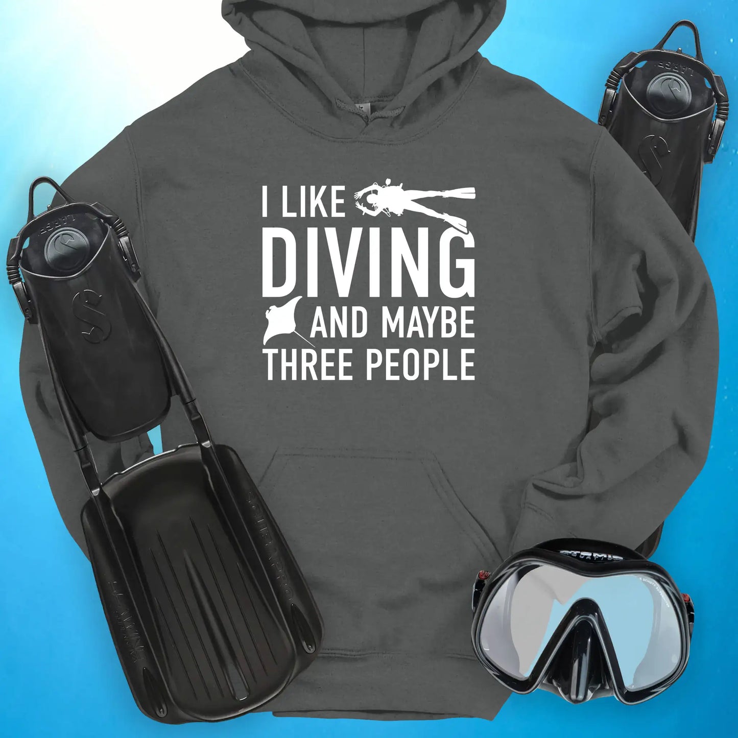 I Like Diving Hoodie