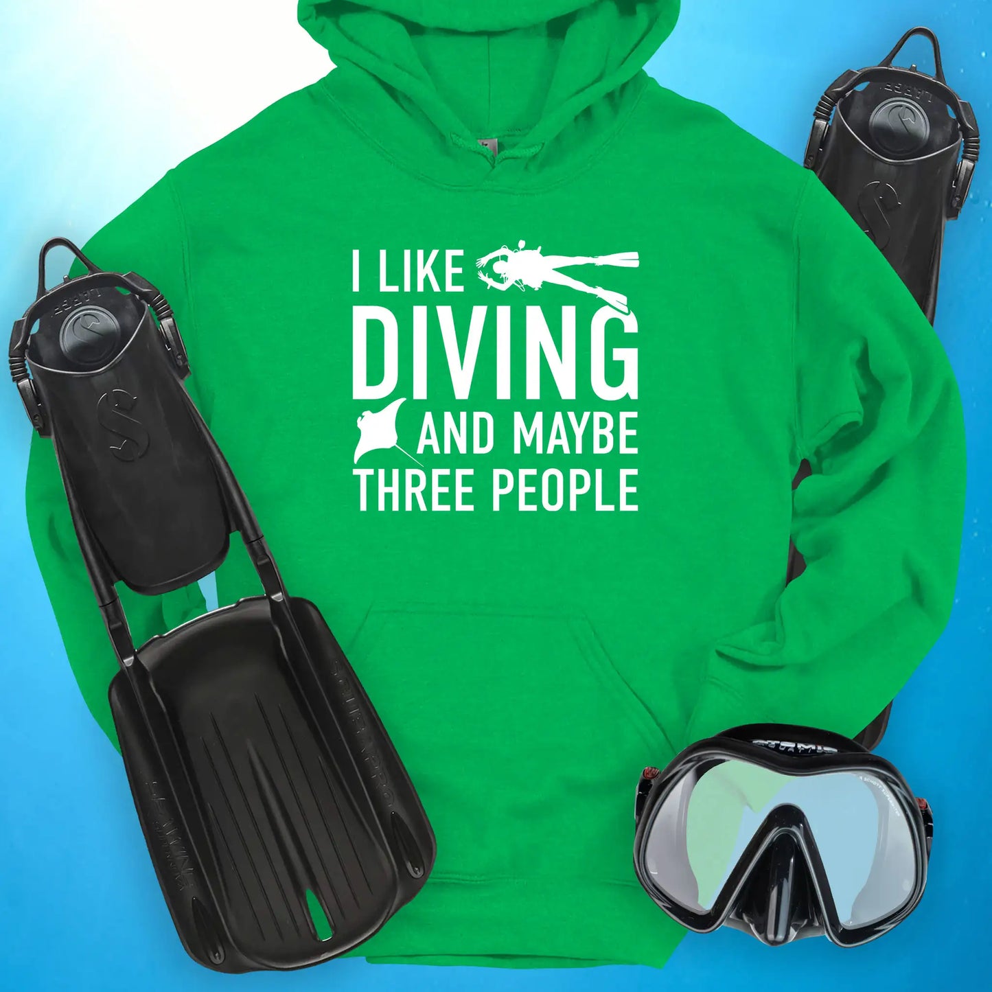 I Like Diving Hoodie