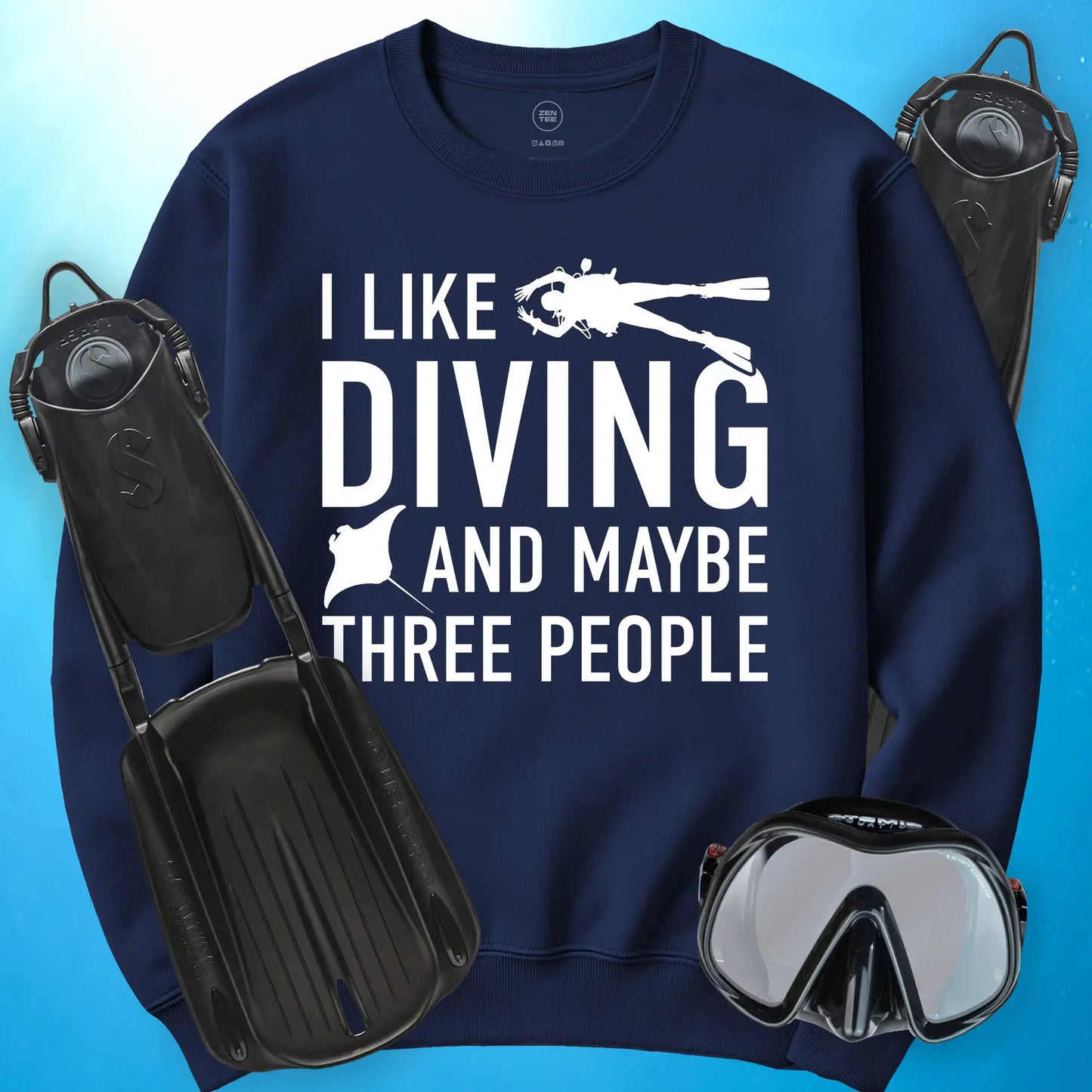 I Like Diving Sweatshirt