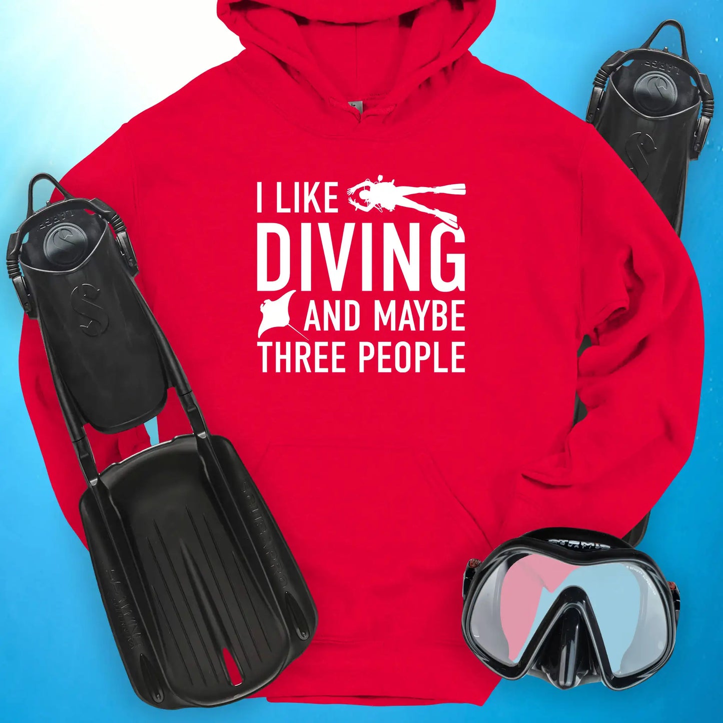 I Like Diving Hoodie