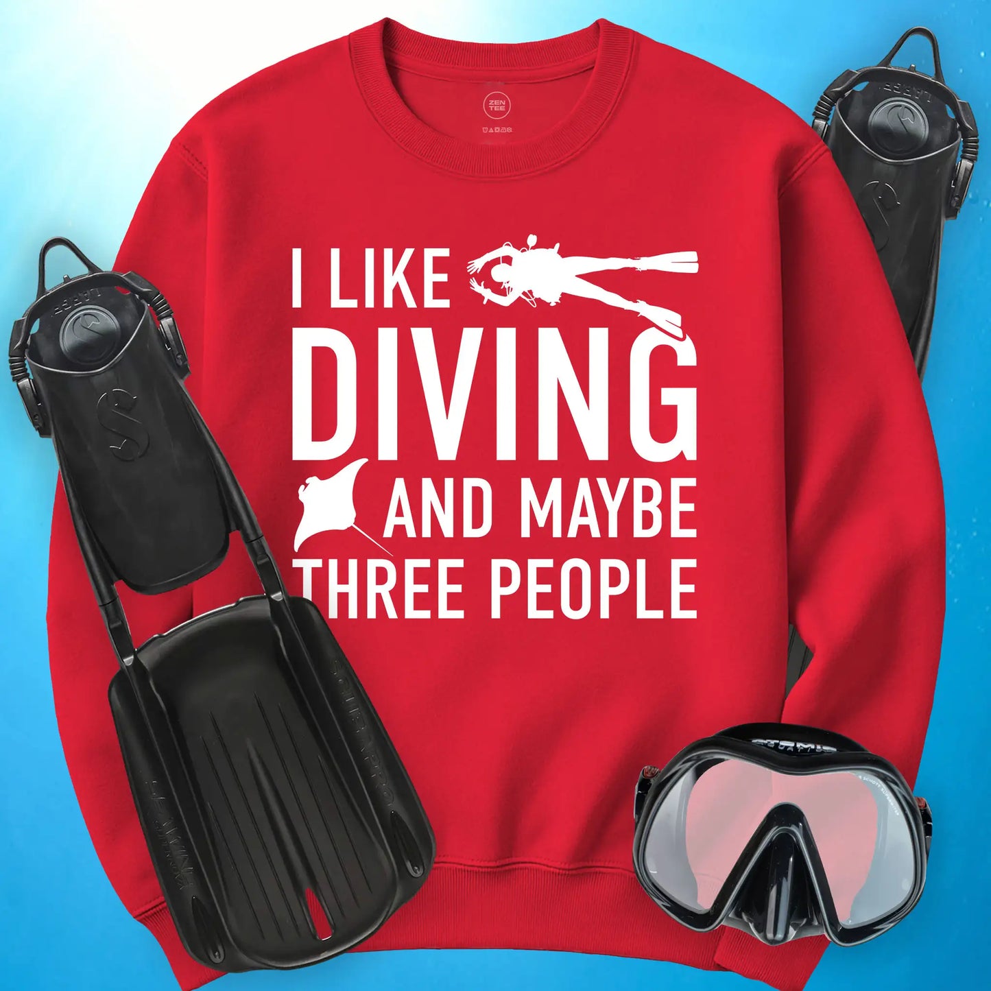 I Like Diving Sweatshirt