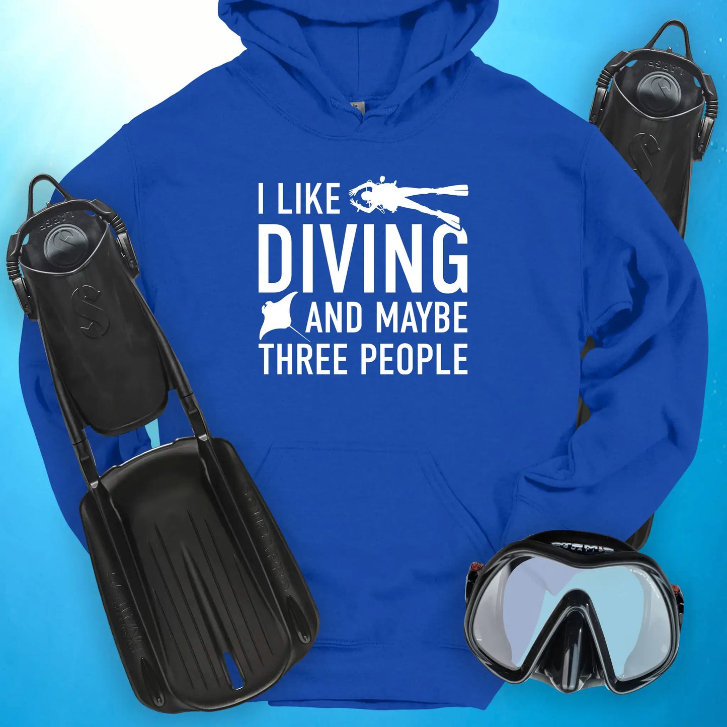 I Like Diving Hoodie