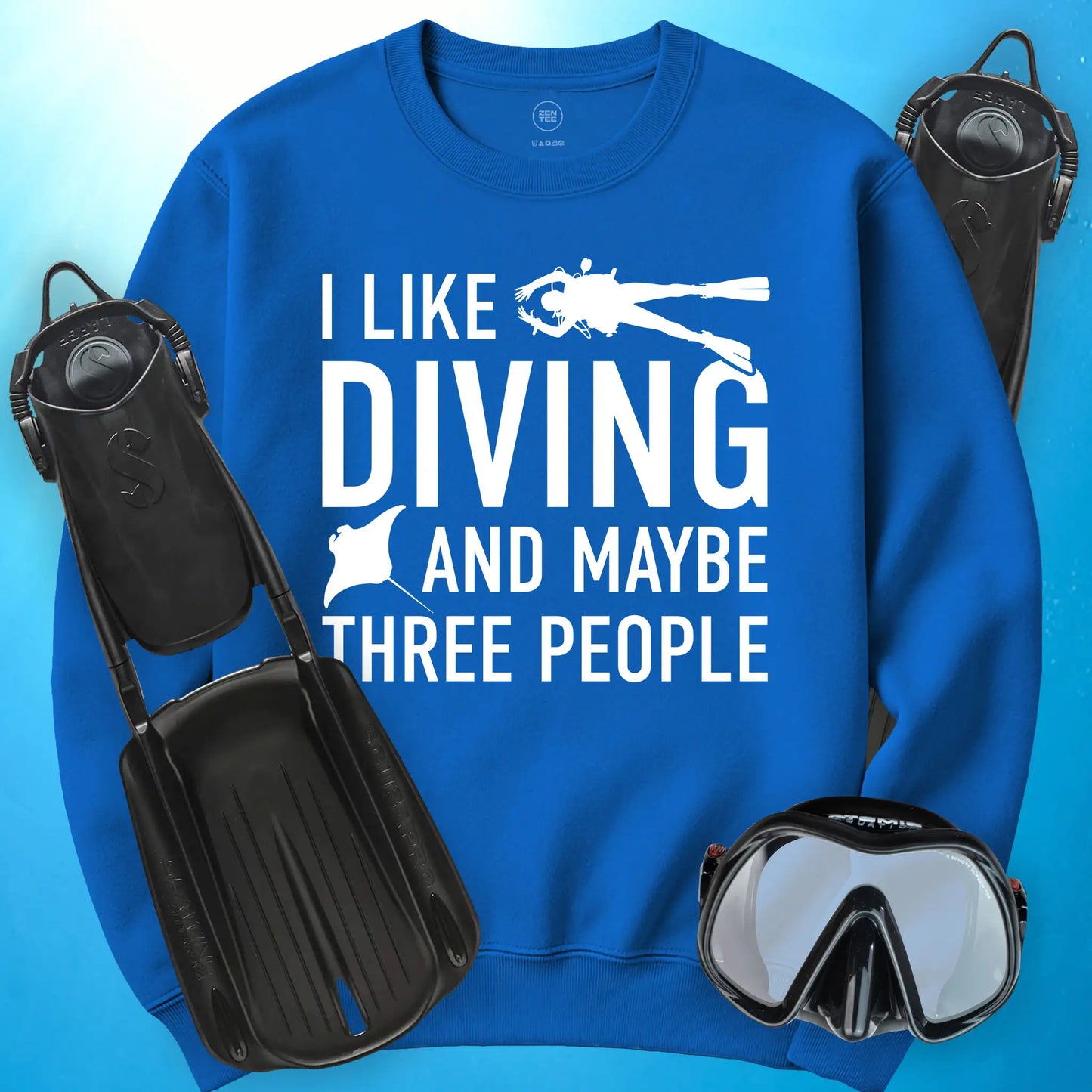 I Like Diving Sweatshirt