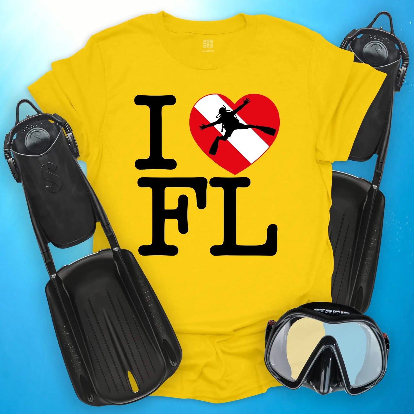 I Love Florida Diving T-Shirt