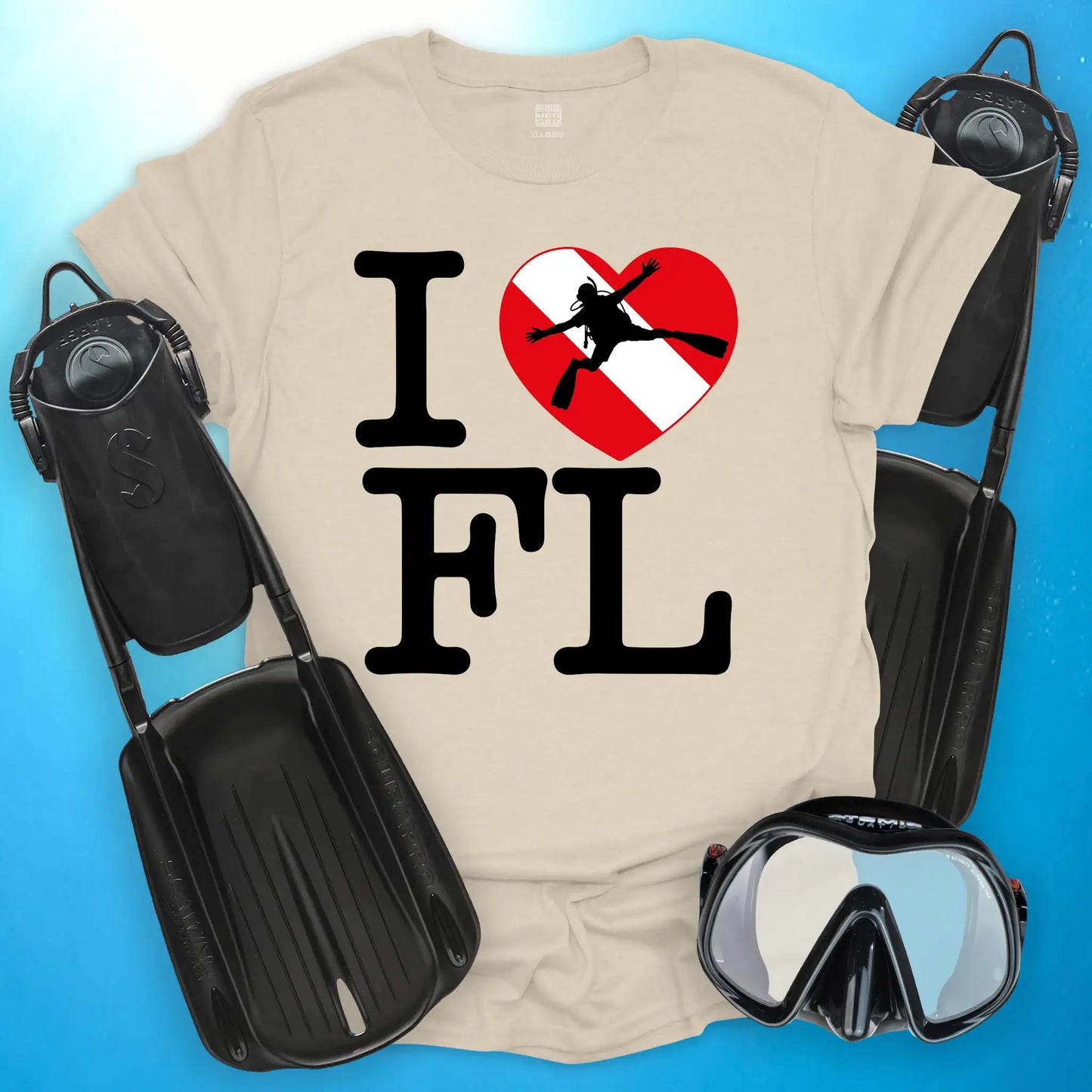 I Love Florida Diving T-Shirt