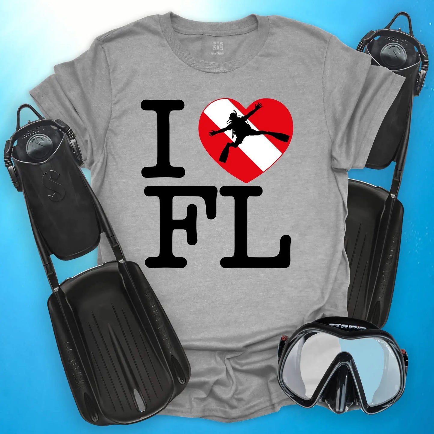 I Love Florida Diving T-Shirt