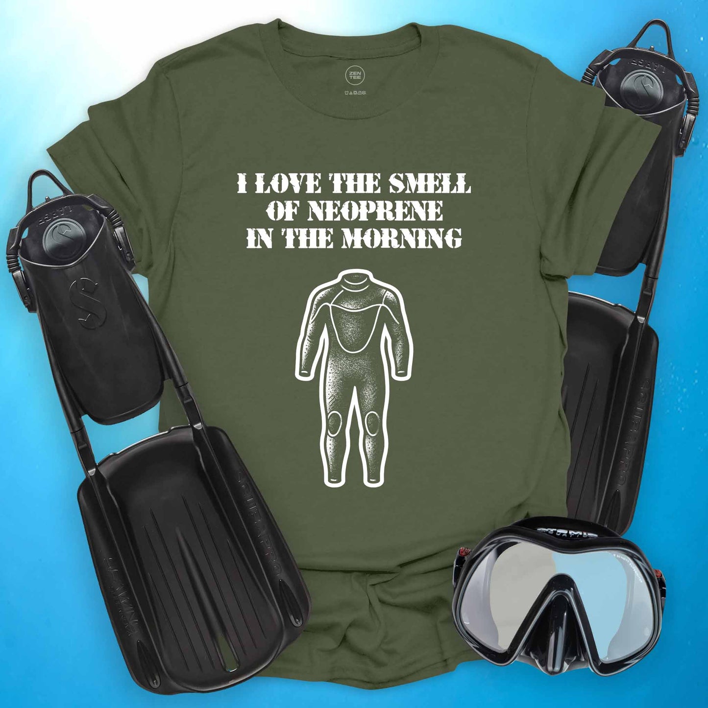 I Love the Smell of Neoprene T-shirt