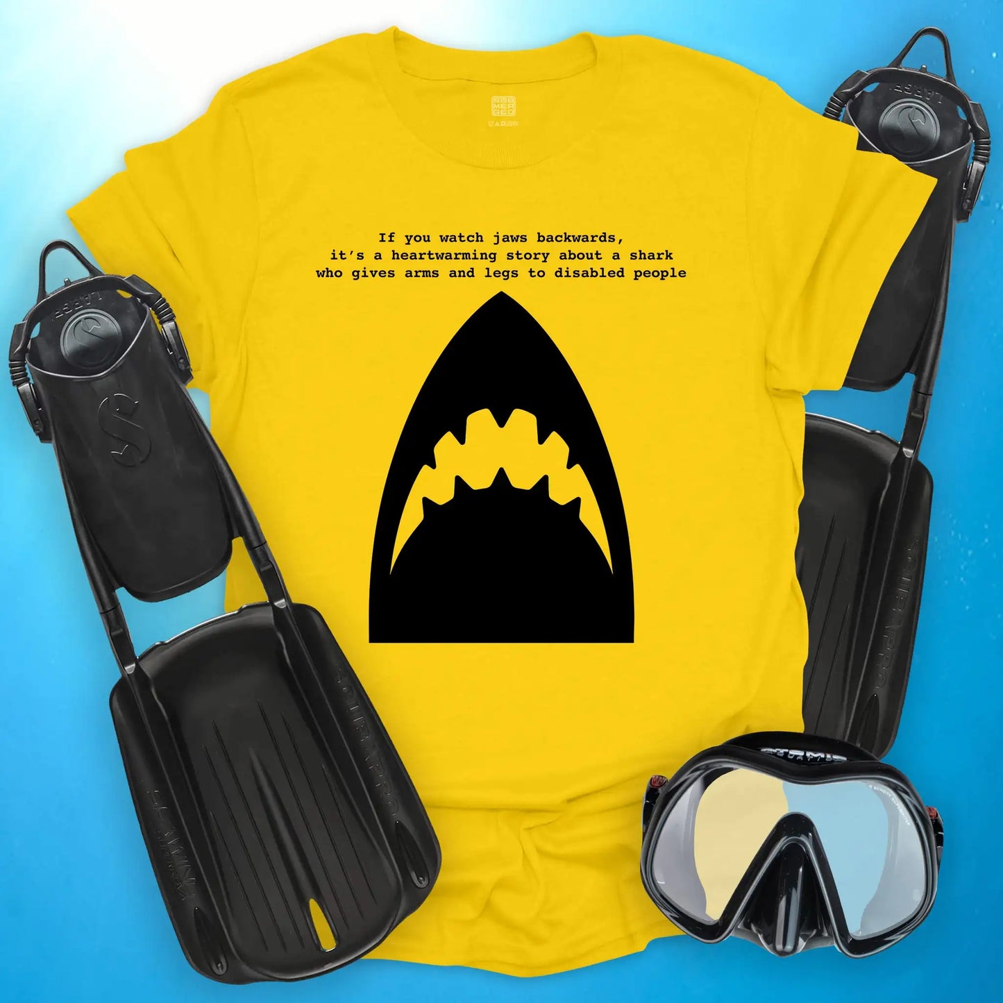 Jaws Backwards T-Shirt