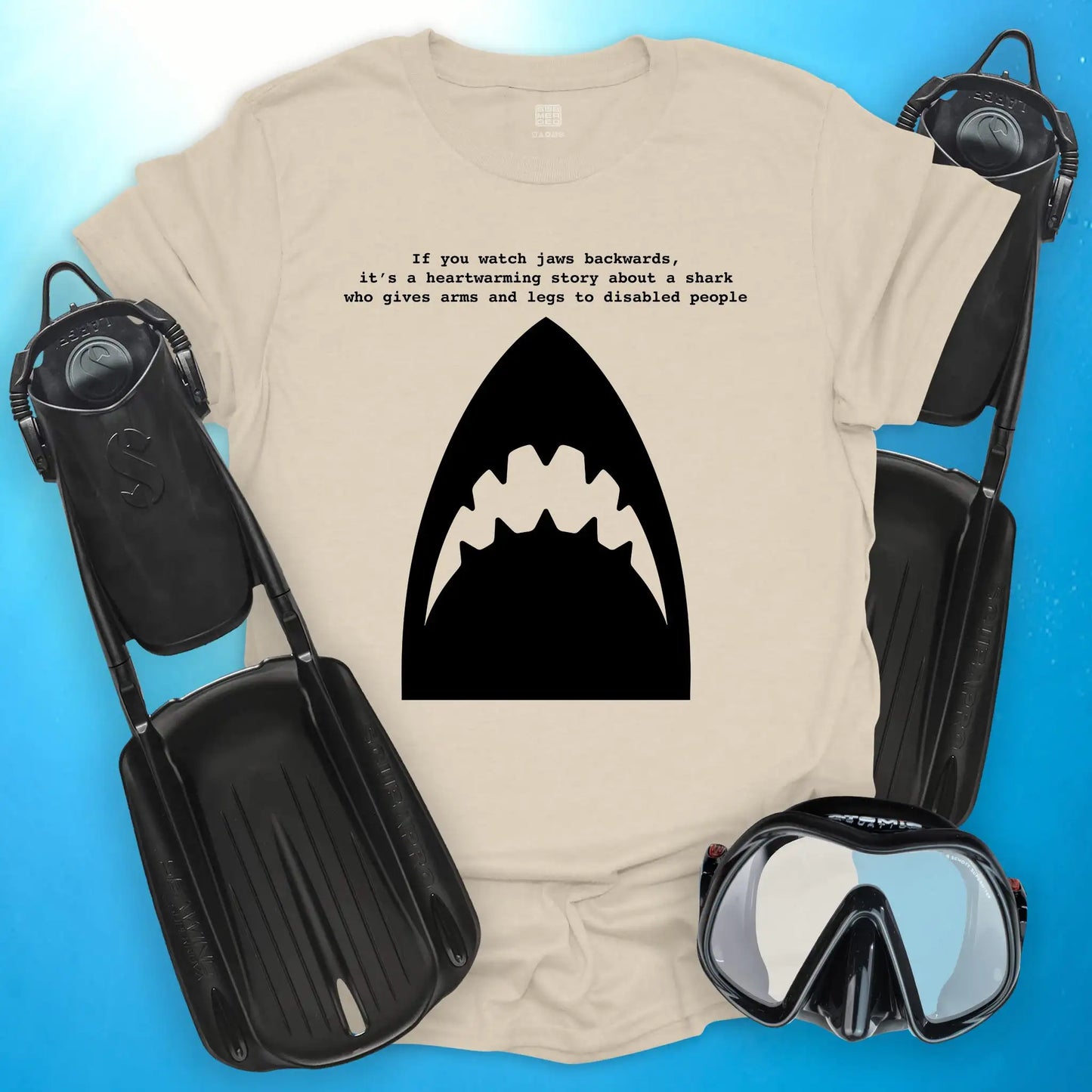 Jaws Backwards T-Shirt