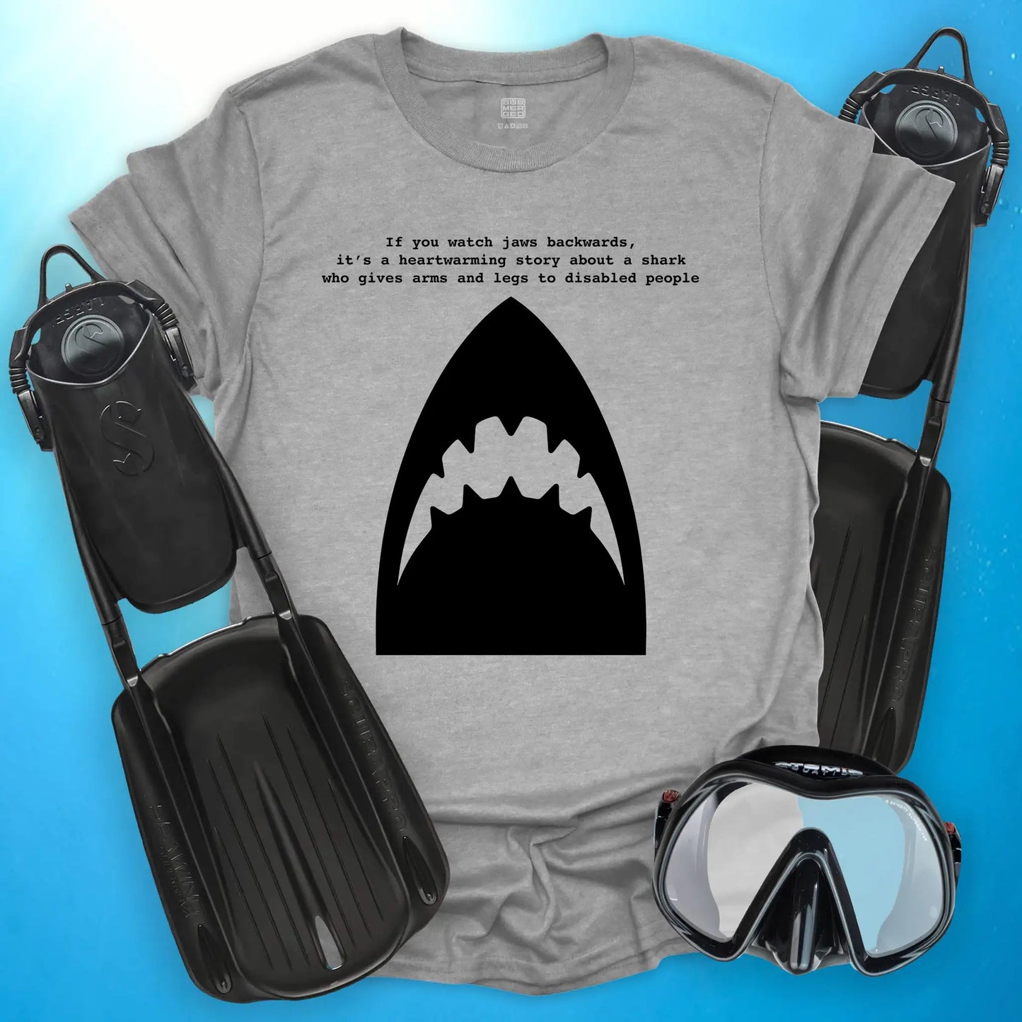 Jaws Backwards T-Shirt