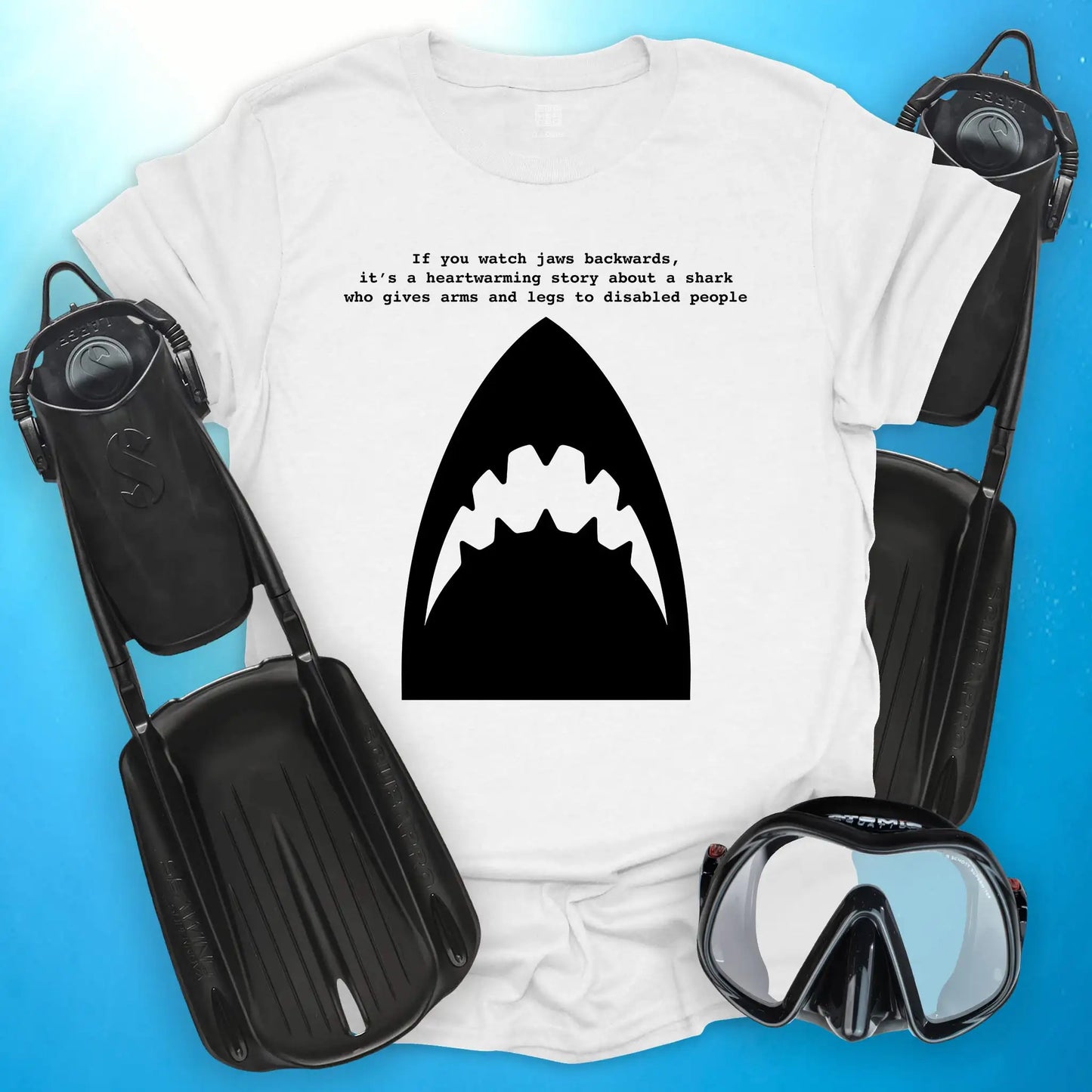 Jaws Backwards T-Shirt