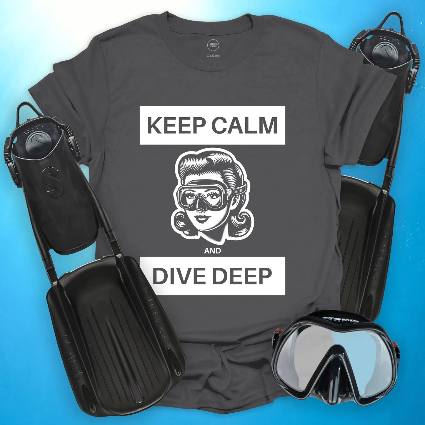 Keep Calm and Dive Deep T-Shirt