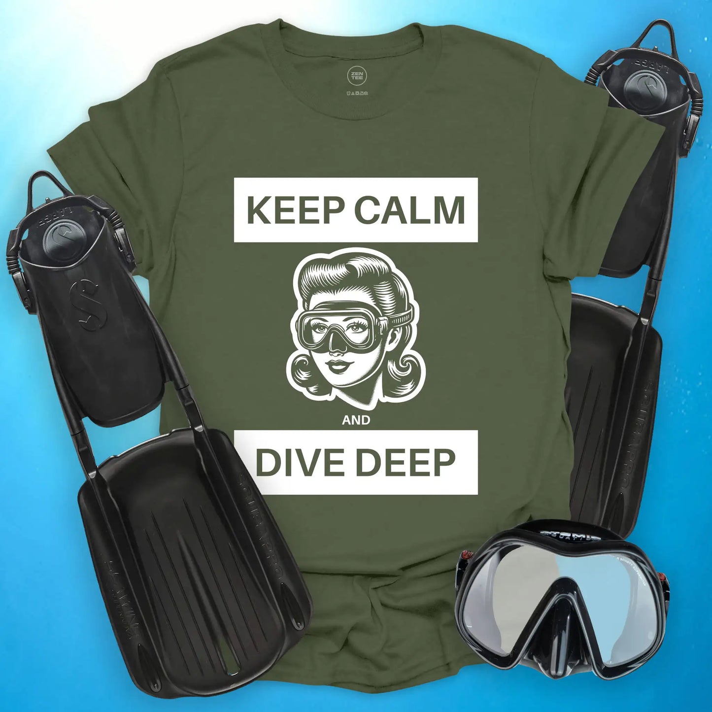 Keep Calm and Dive Deep T-Shirt