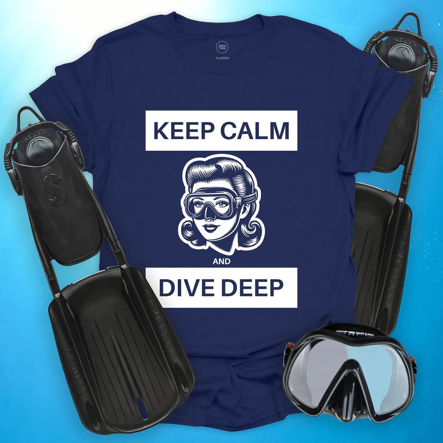 Keep Calm and Dive Deep T-Shirt
