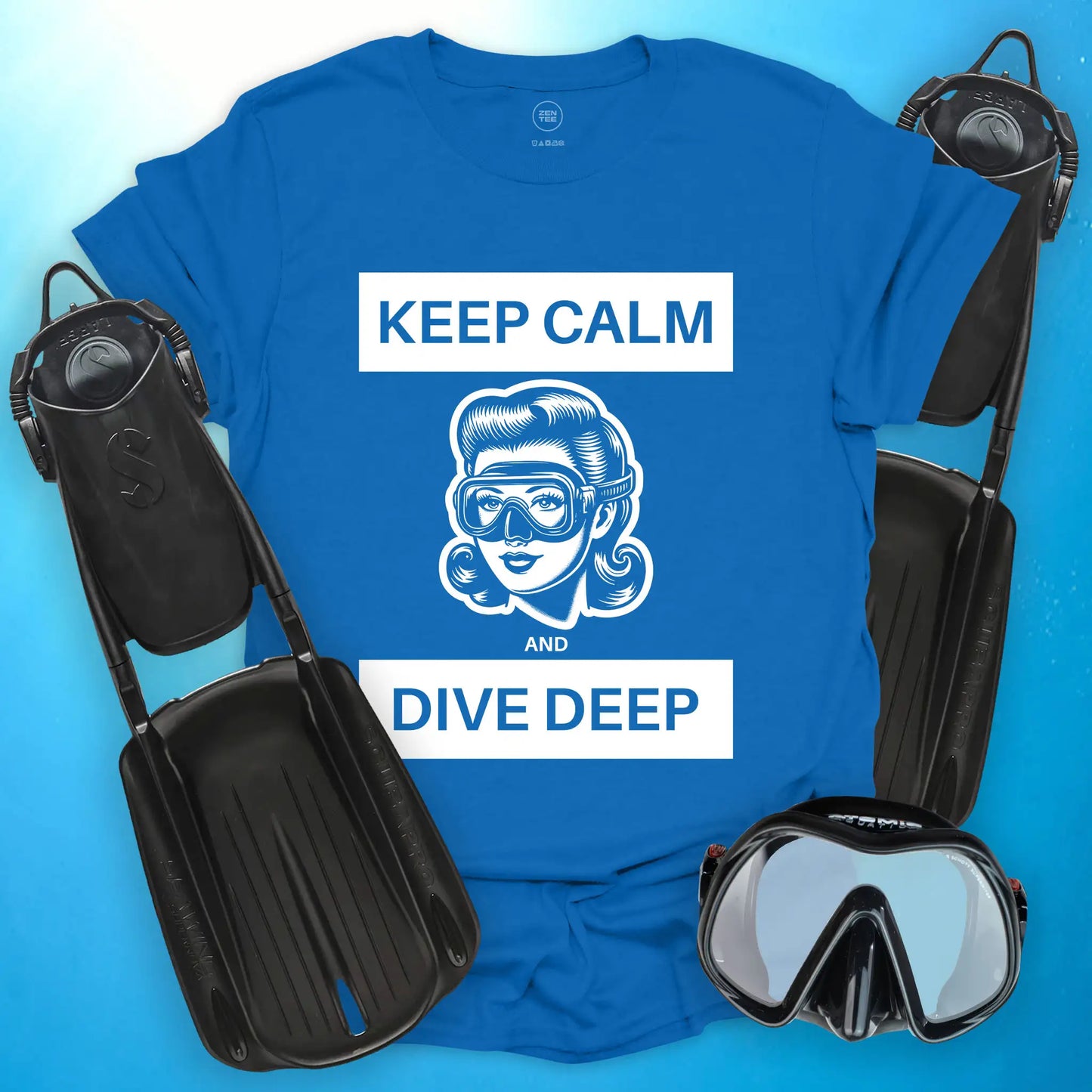Keep Calm and Dive Deep T-Shirt