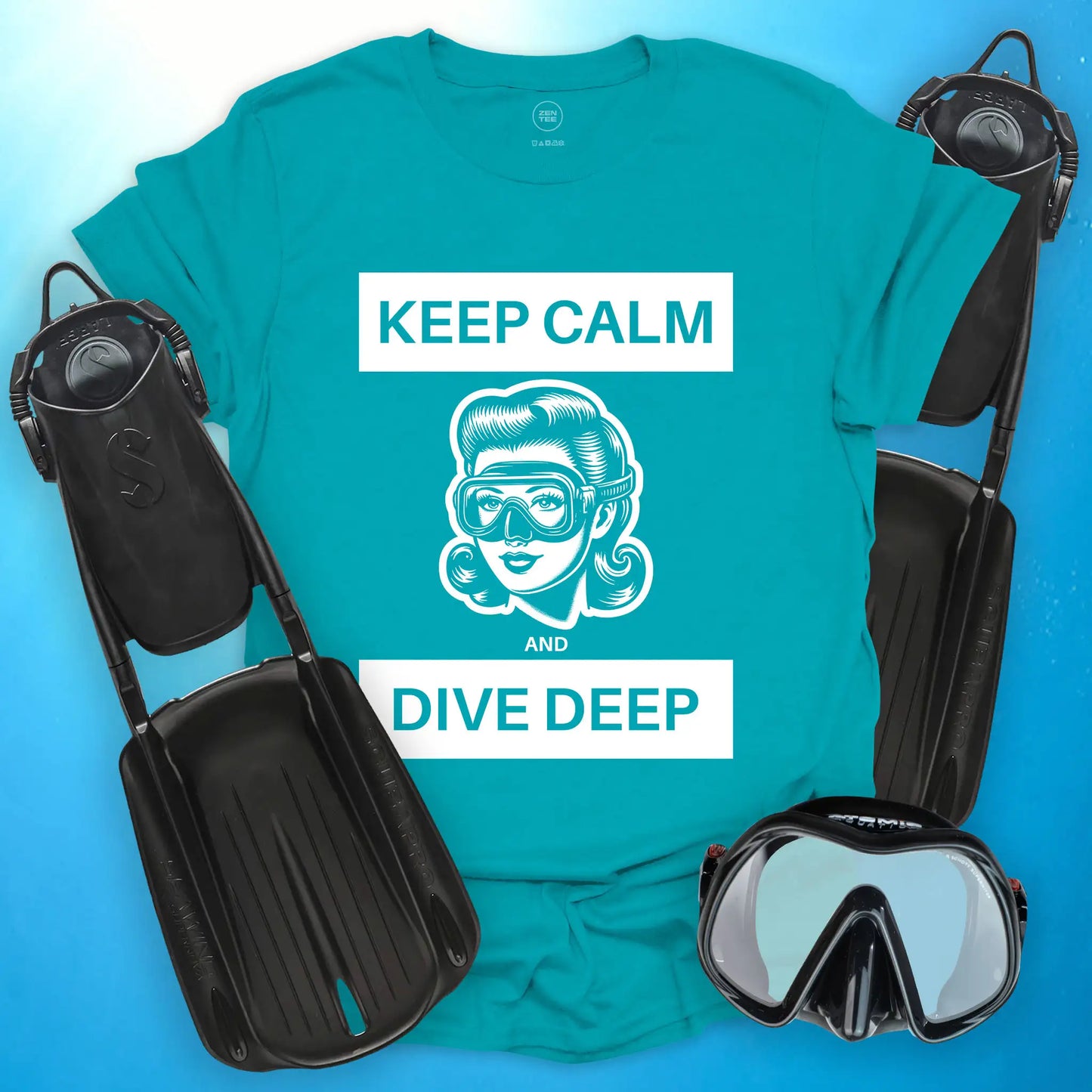 Keep Calm and Dive Deep T-Shirt