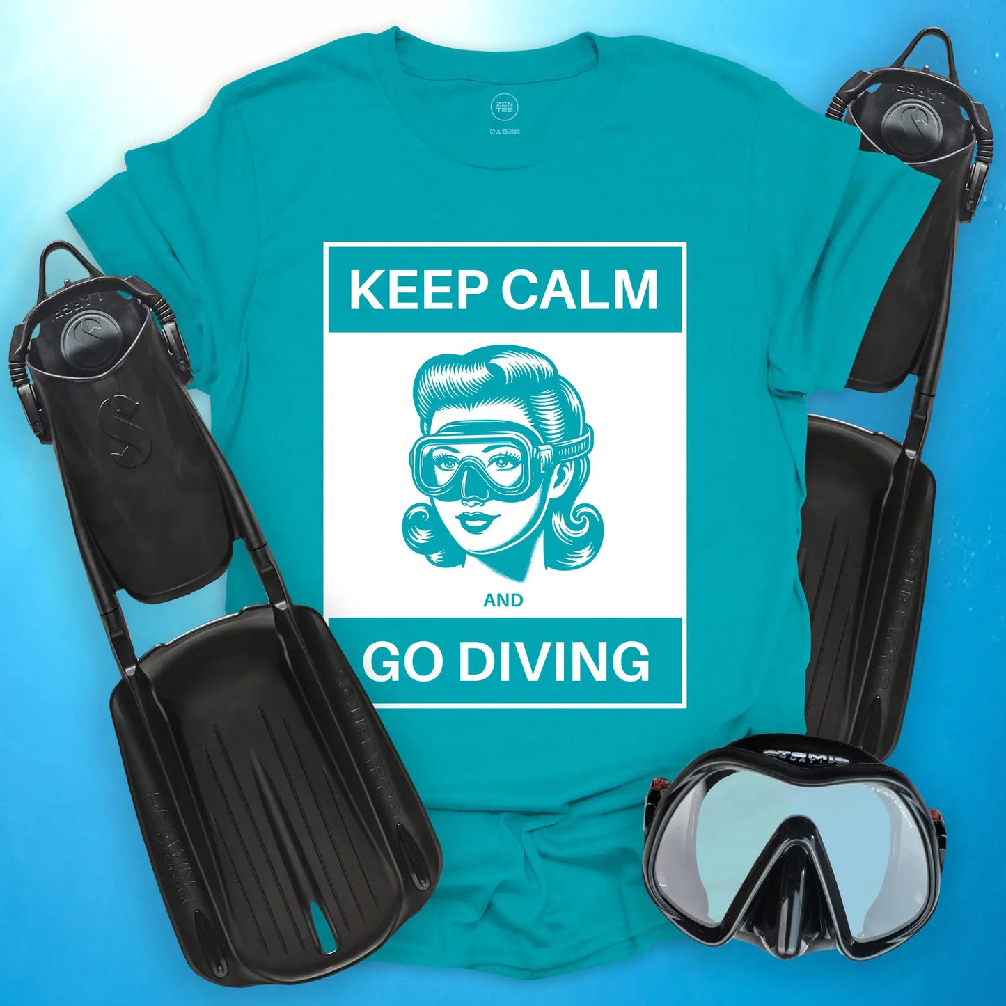 Keep Calm and Go Diving T-Shirt