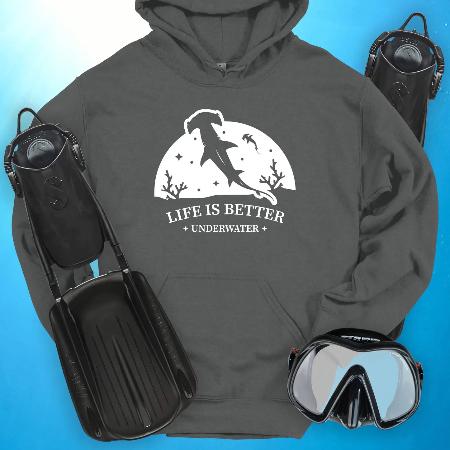 Life is Better - Hammerhead Hoodie