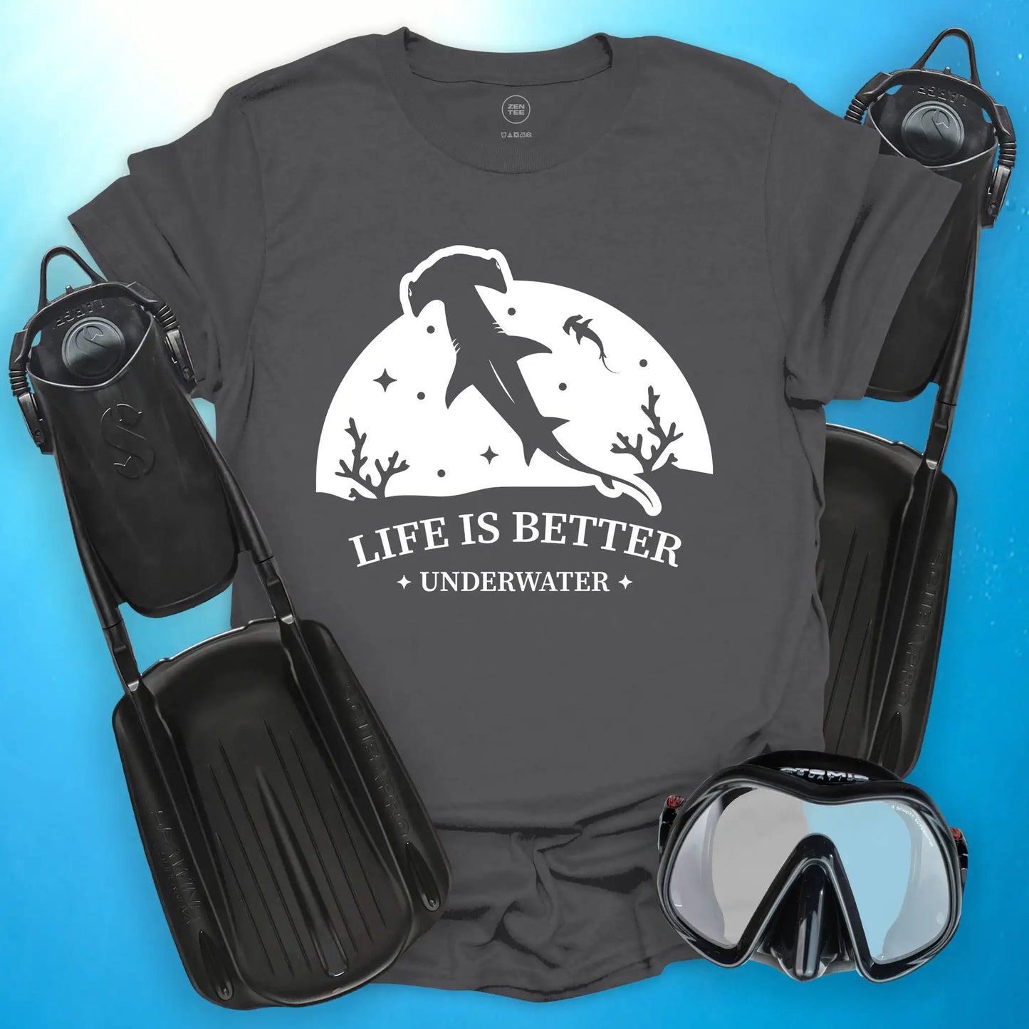 Life Is Better – Hammerhead T-Shirt