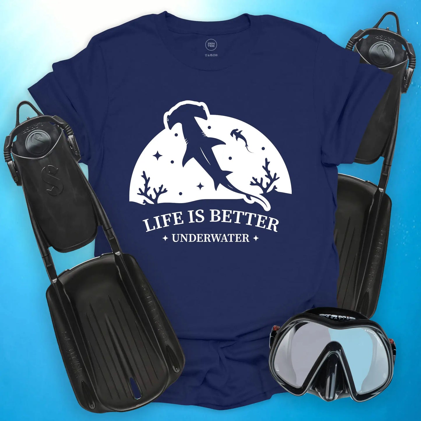 Life Is Better – Hammerhead T-Shirt