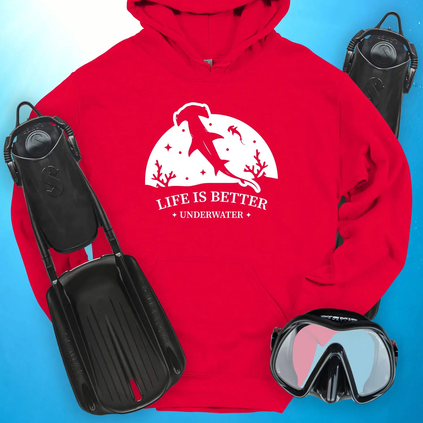 Life is Better - Hammerhead Hoodie