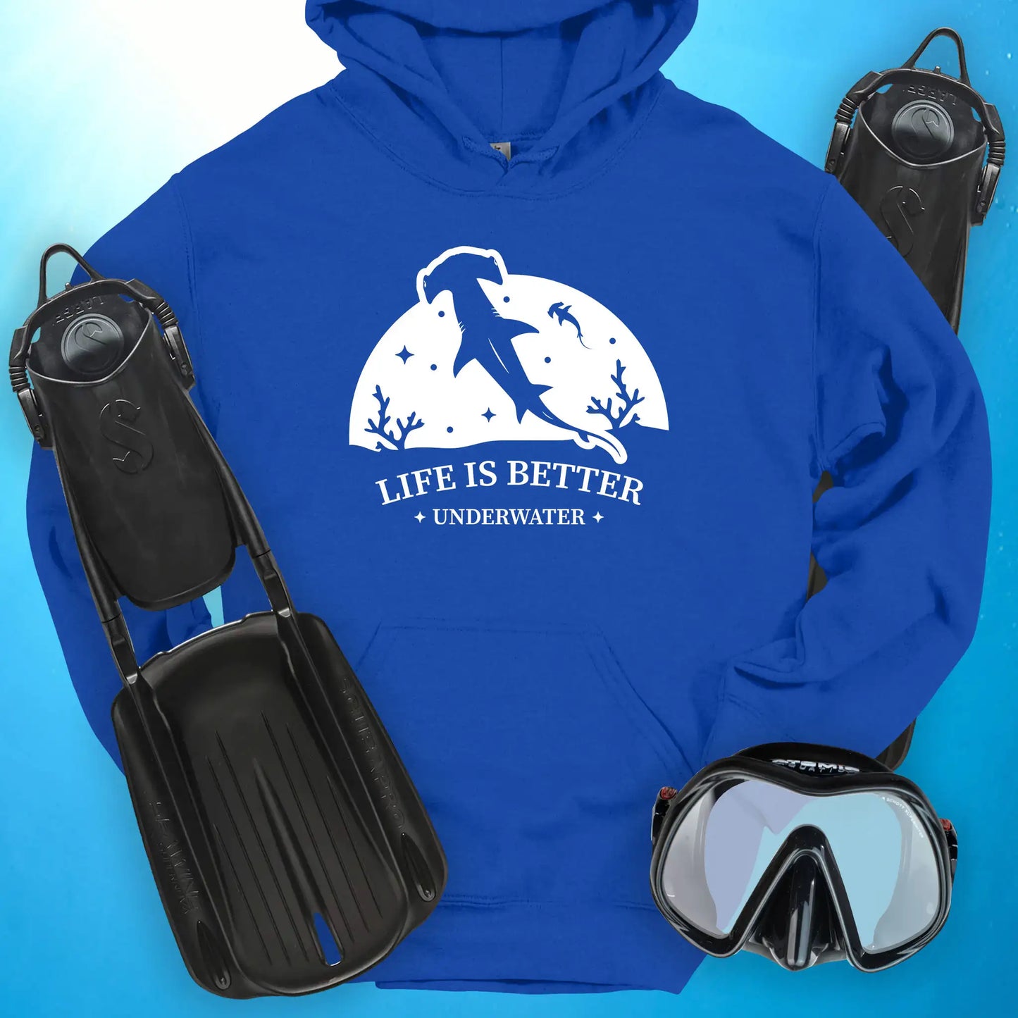 Life is Better - Hammerhead Hoodie