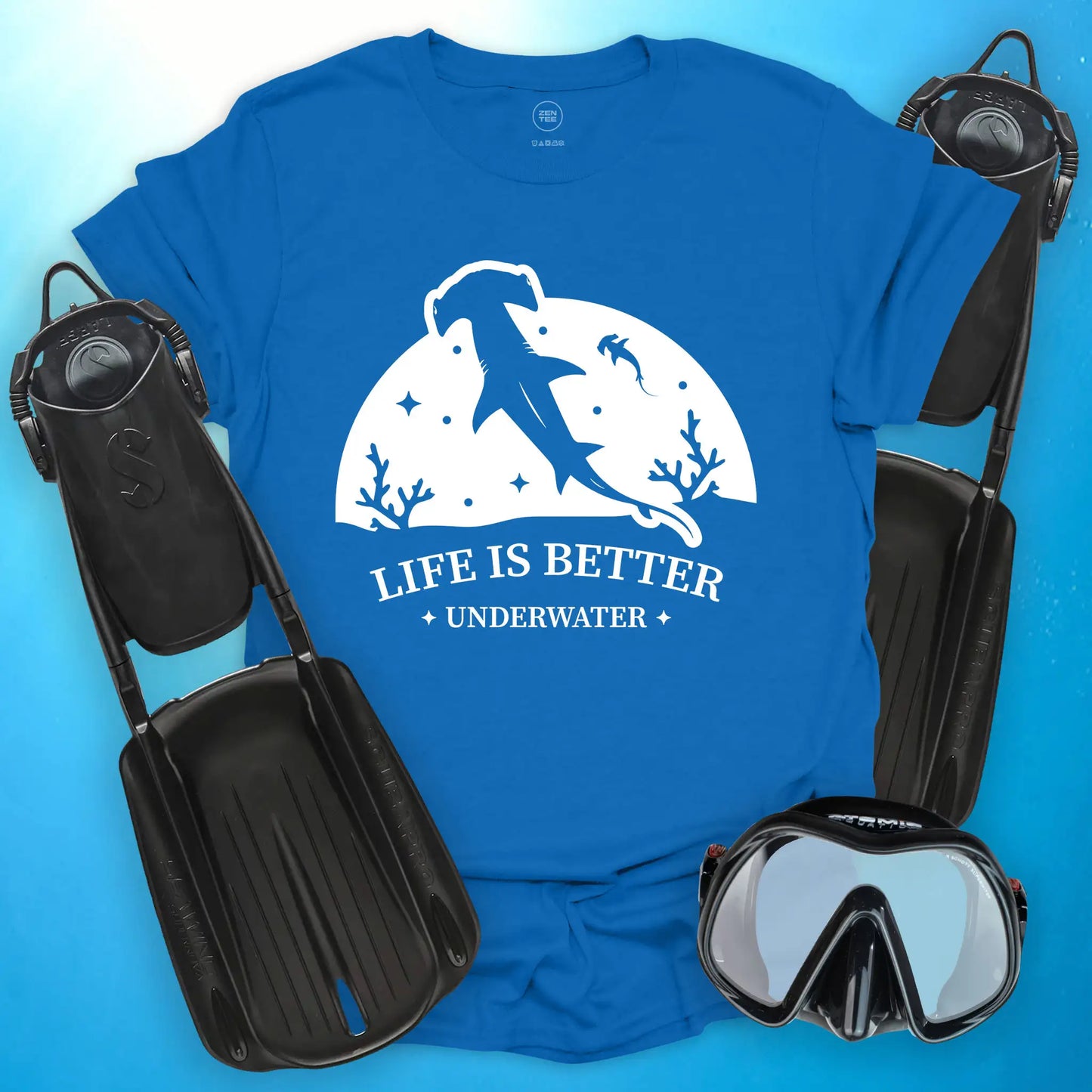Life Is Better – Hammerhead T-Shirt