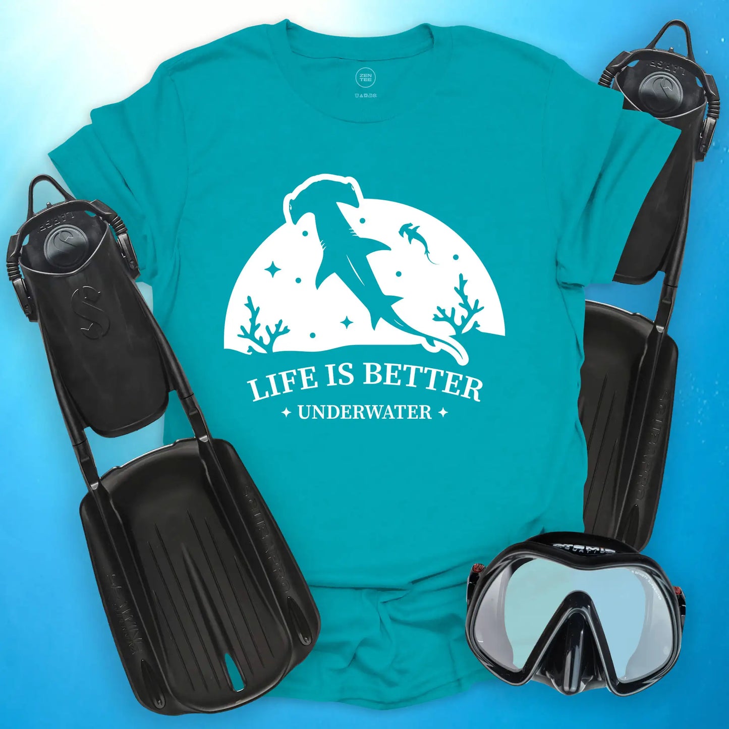 Life Is Better – Hammerhead T-Shirt