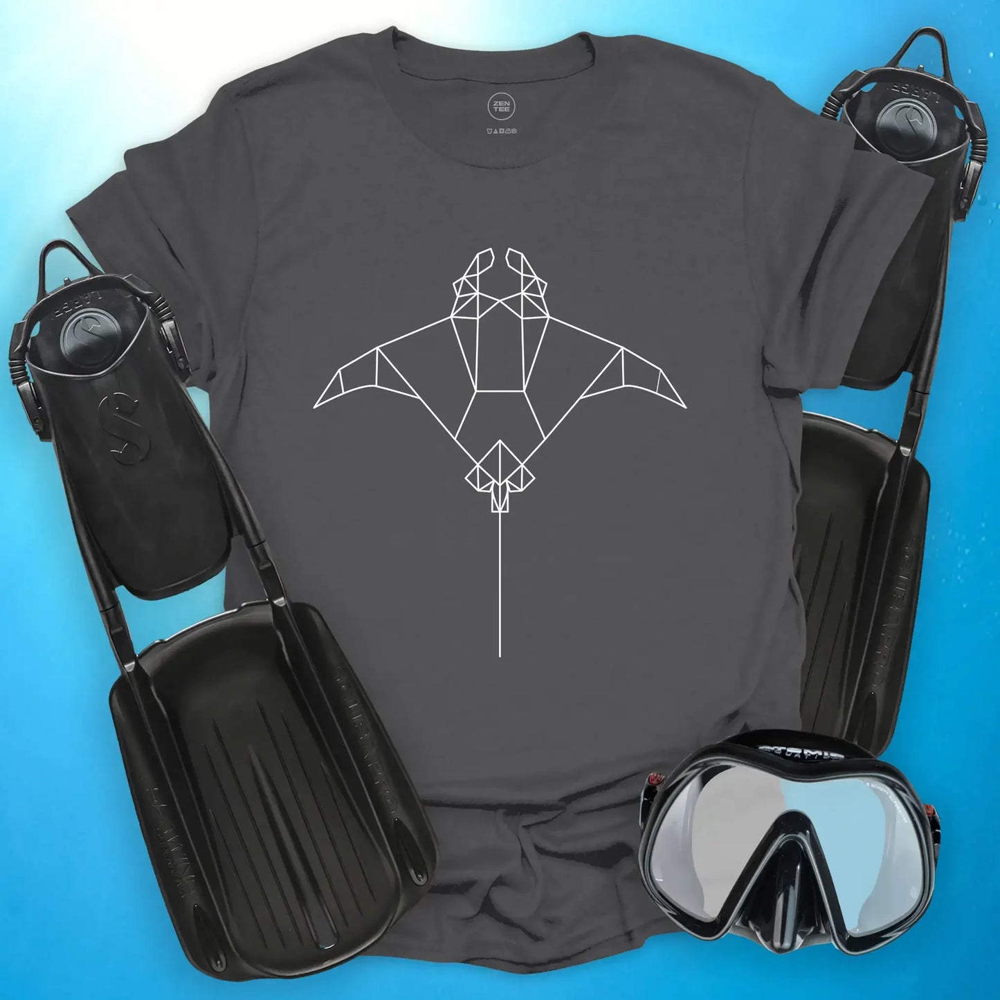 Manta Geometric Outline T-Shirt