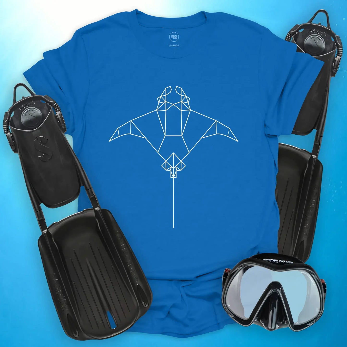 Manta Geometric Outline T-Shirt