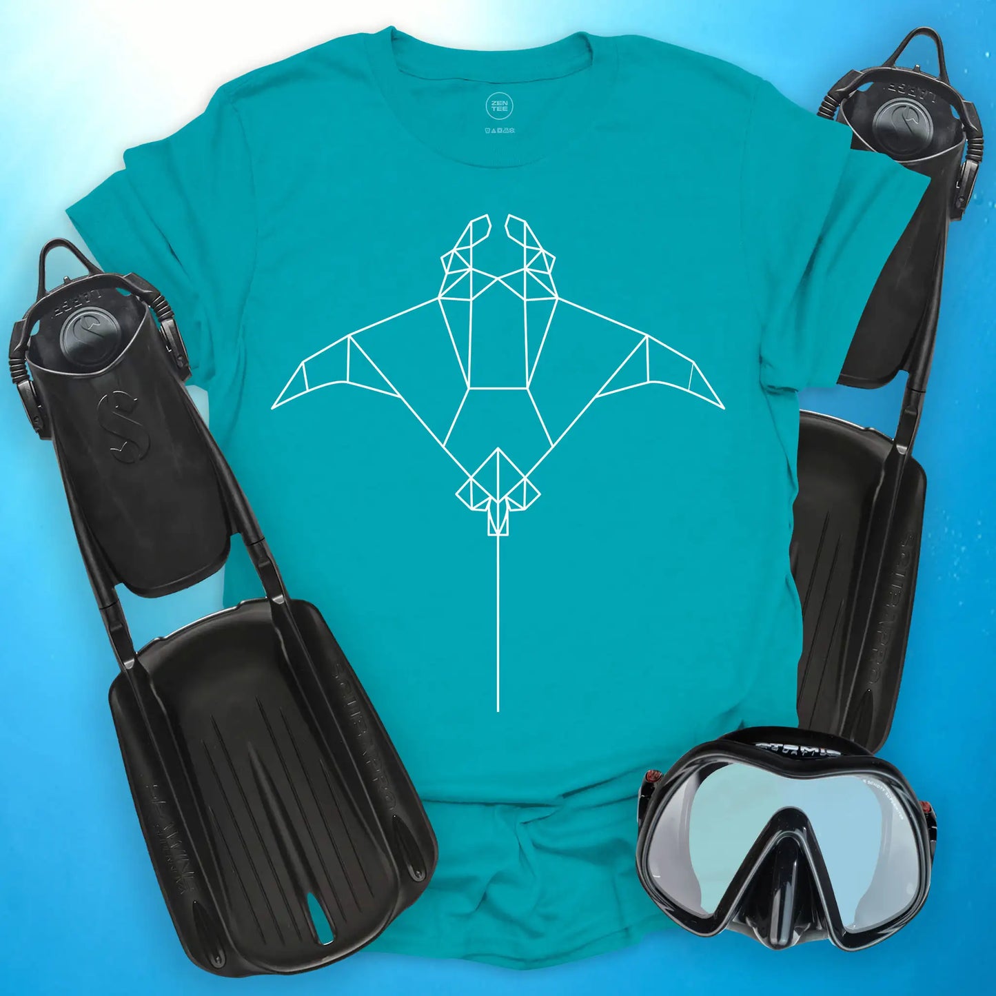 Manta Geometric Outline T-Shirt