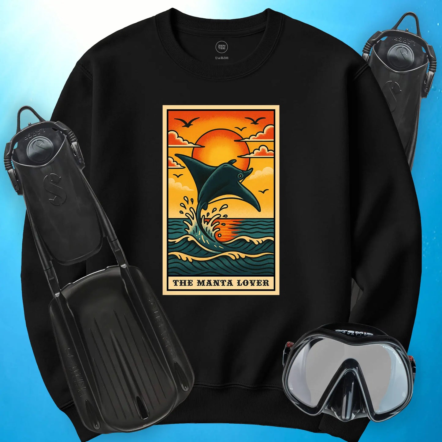 The Manta Lover Tarot Sweatshirt