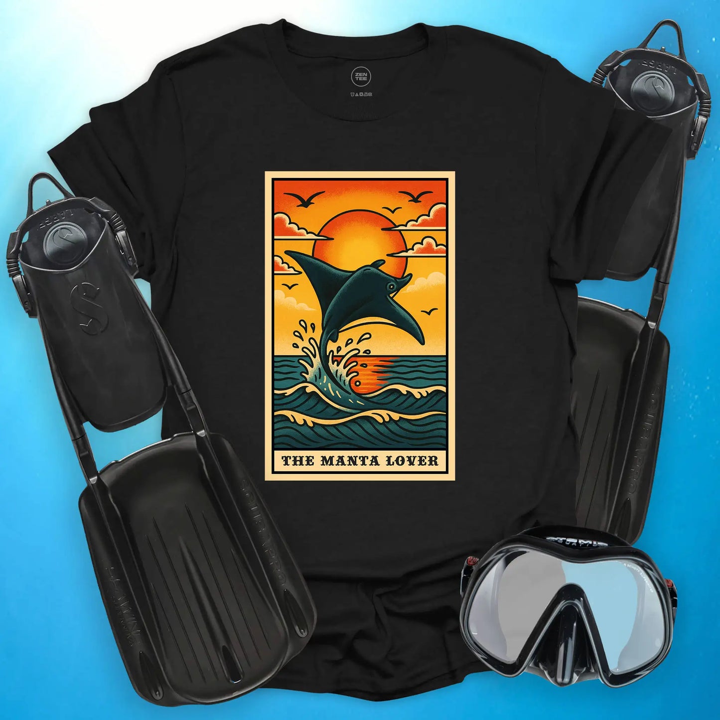 The Manta Lover Tarot T-shirt