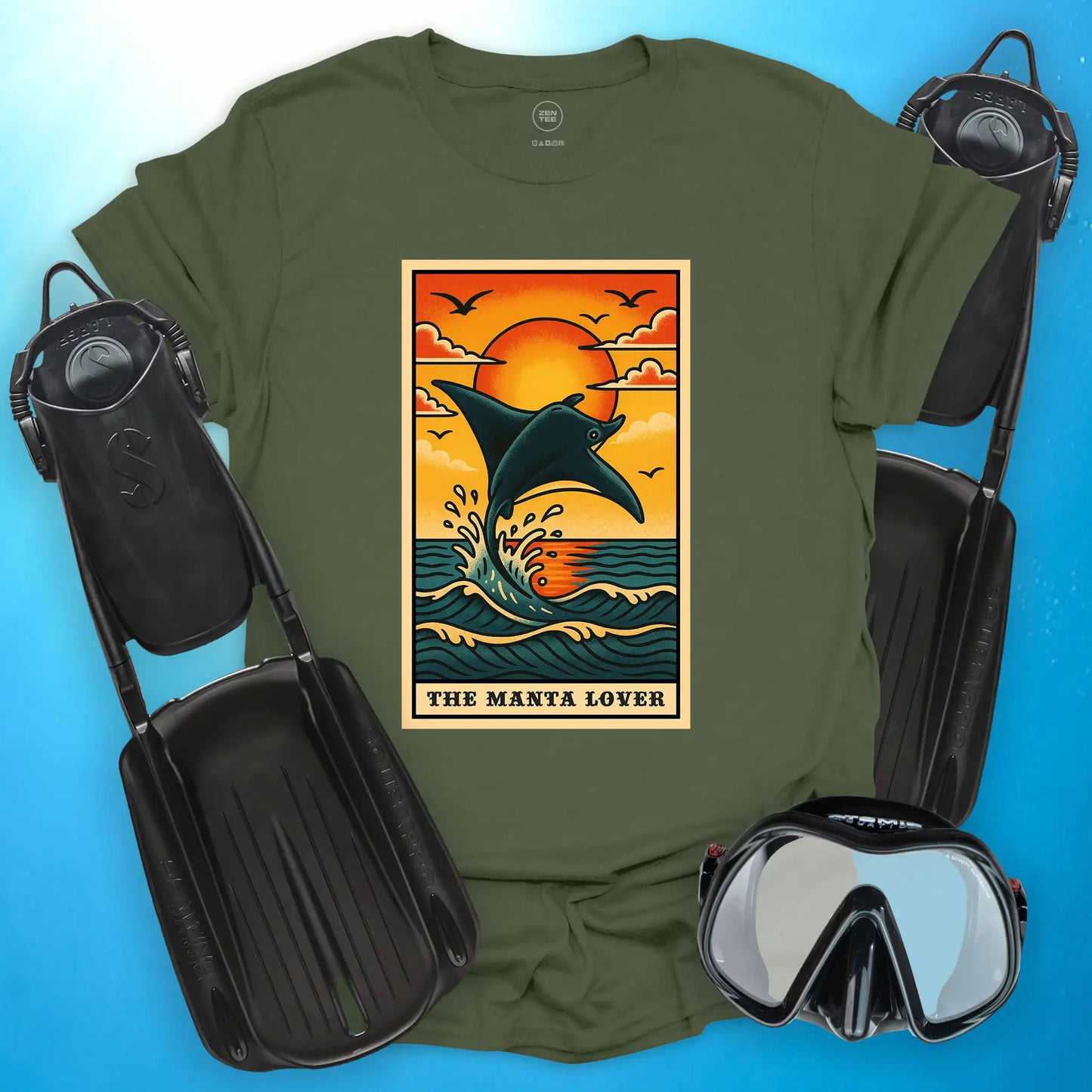The Manta Lover Tarot T-shirt