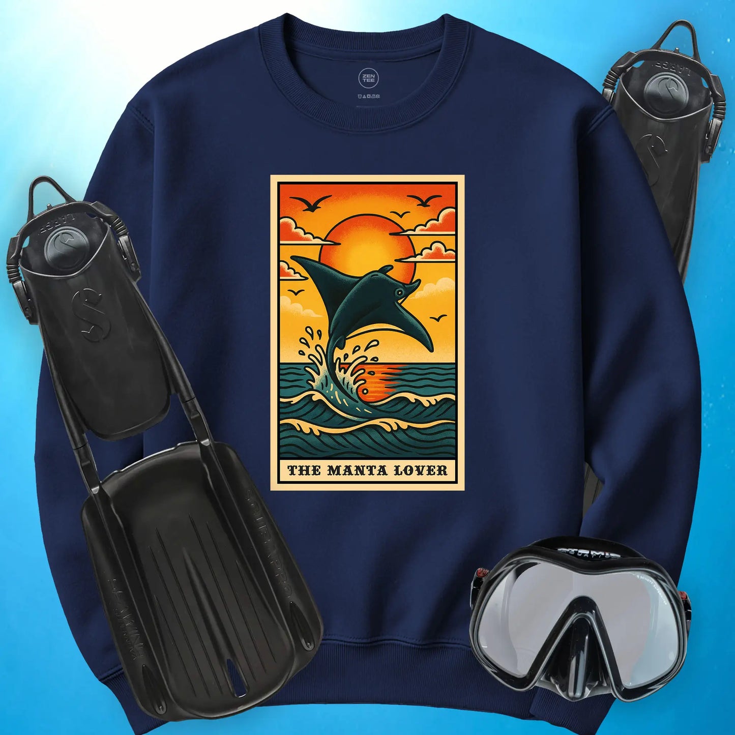 The Manta Lover Tarot Sweatshirt