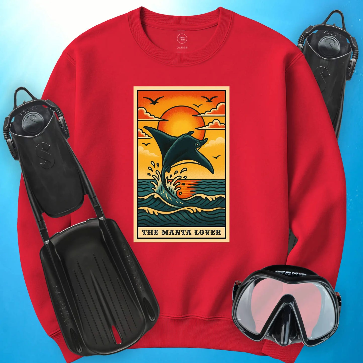 The Manta Lover Tarot Sweatshirt