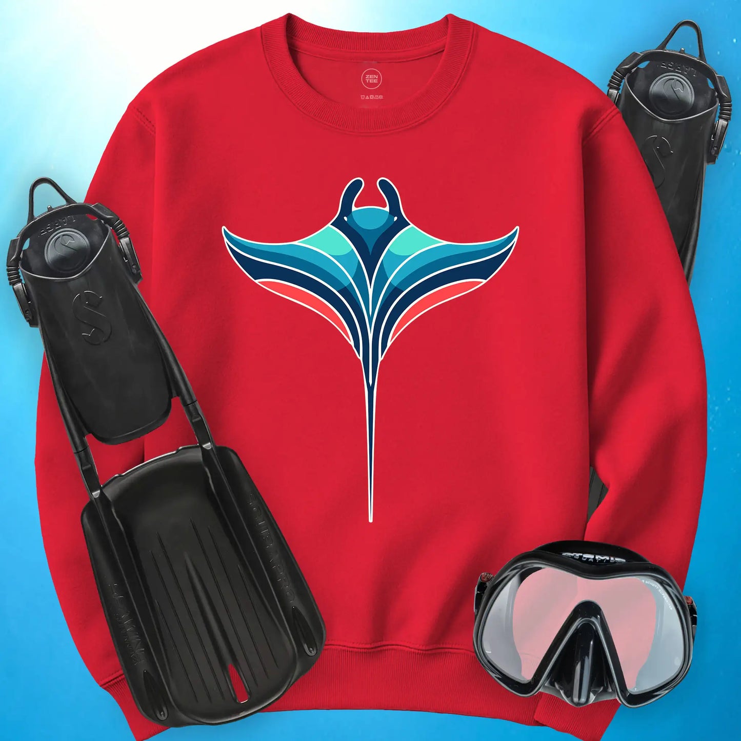Manta Ray Ocean Spirit Sweatshirt