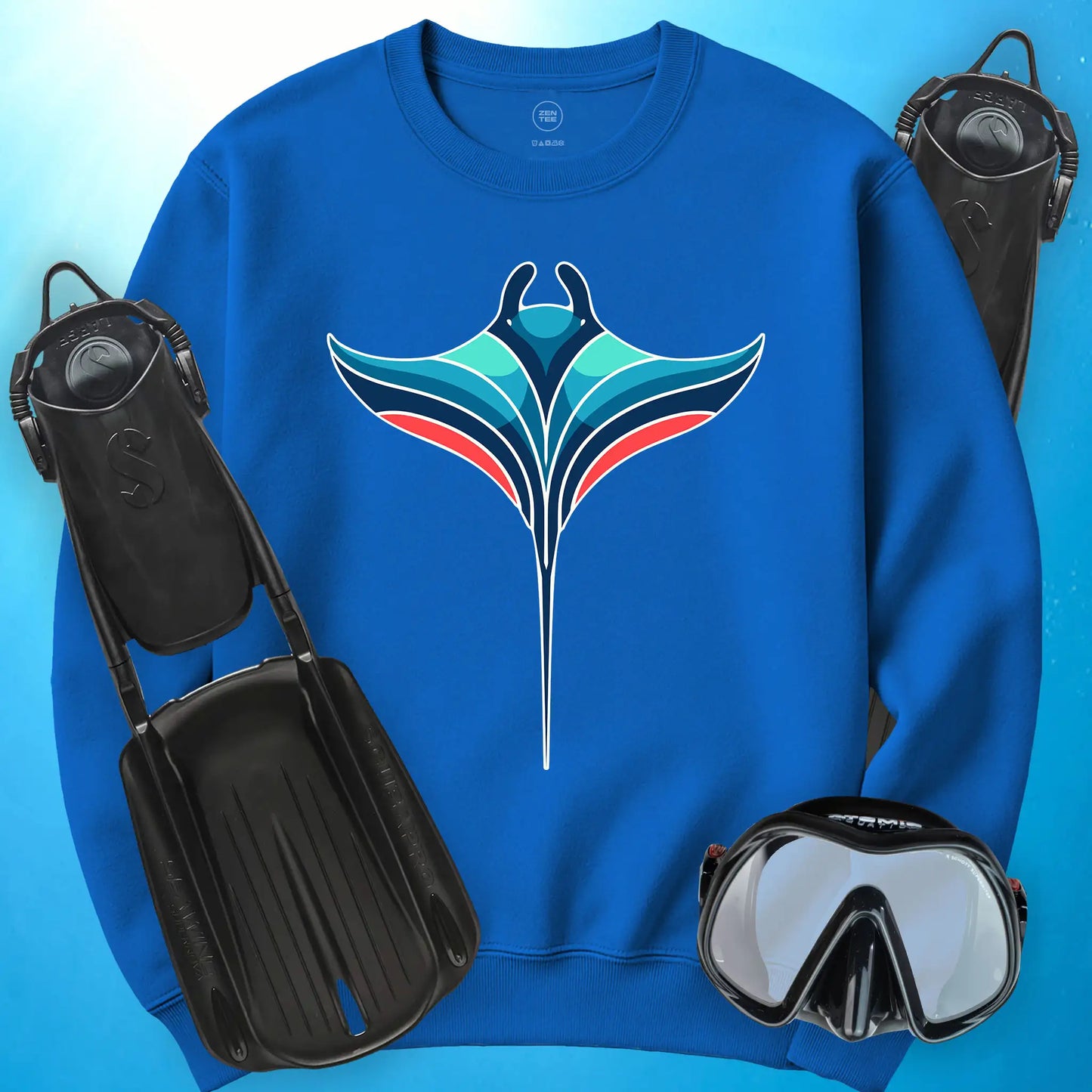 Manta Ray Ocean Spirit Sweatshirt